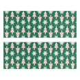 thumbnail image 1 of Kitchen Rugs Sets Of 2,Green Christmas Tree and Snowflake Pattern Anti Fatigue Kitchen Mat Rugs Non Slip Washable,Decorative Kitchen Floor Mats for Kitchen,Sink,Laundry,17"X47", 1 of 5