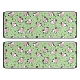 thumbnail image 1 of Kitchen Rugs Sets Of 2,Green Cow Dot Pattern Anti Fatigue Kitchen Mat Rugs Non Slip Washable,Decorative Kitchen Floor Mats for Kitchen,Sink,Laundry,17"x47"+17"x47", 1 of 5