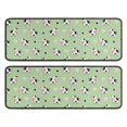 thumbnail image 1 of Kitchen Rugs Sets Of 2,Green Cow Heart Pattern Anti Fatigue Kitchen Mat Rugs Non Slip Washable,Decorative Kitchen Floor Mats for Kitchen,Sink,Laundry,17"x47"+17"x47", 1 of 5