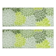 thumbnail image 1 of Kitchen Rugs Sets Of 2,Green Floral and Petal Pattern Anti Fatigue Kitchen Mat Rugs Non Slip Washable,Decorative Kitchen Floor Mats for Kitchen,Sink,Laundry,17"X47", 1 of 5