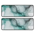 thumbnail image 1 of Kitchen Rugs Sets Of 2,Green Gray Marble Pattern Anti Fatigue Kitchen Mat Rugs Non Slip Washable,Decorative Kitchen Floor Mats for Kitchen,Sink,Laundry,17"x47"+17"x47", 1 of 5