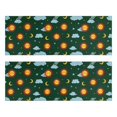 thumbnail image 1 of Kitchen Rugs Sets Of 2,Green Sun Moon Cloud Planet Pattern Anti Fatigue Kitchen Mat Rugs Non Slip Washable,Decorative Kitchen Floor Mats for Kitchen,Sink,Laundry,17"X47", 1 of 5
