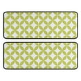 thumbnail image 1 of Kitchen Rugs Sets Of 2,Green White Checkerboard Checkered Pattern Anti Fatigue Kitchen Mat Rugs Non Slip Washable,Decorative Kitchen Floor Mats for Kitchen,Sink,Laundry,17"x47"+17"x47", 1 of 5
