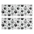 thumbnail image 1 of Kitchen Rugs Sets Of 2,Grey Dog Paw Footprint Anti Fatigue Kitchen Mat Rugs Non Slip Washable,Decorative Kitchen Floor Mats for Kitchen,Sink,Laundry,17"X47", 1 of 5
