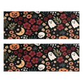 thumbnail image 1 of Kitchen Rugs Sets Of 2,Halloween Floral Ghosts Pattern Anti Fatigue Kitchen Mat Rugs Non Slip Washable,Decorative Kitchen Floor Mats for Kitchen,Sink,Laundry,17"X47", 1 of 5