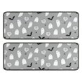 thumbnail image 1 of Kitchen Rugs Sets Of 2,Halloween Ghost Pattern Anti Fatigue Kitchen Mat Rugs Non Slip Washable,Decorative Kitchen Floor Mats for Kitchen,Sink,Laundry,17"x47"+17"x47", 1 of 5