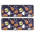 thumbnail image 1 of Kitchen Rugs Sets Of 2,Halloween Ghost & Pumpkin Pattern Anti Fatigue Kitchen Mat Rugs Non Slip Washable,Decorative Kitchen Floor Mats for Kitchen,Sink,Laundry,17"x47"+17"x47", 1 of 5