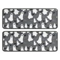 thumbnail image 1 of Kitchen Rugs Sets Of 2,Halloween Ghosts Bats and Eyes Anti Fatigue Kitchen Mat Rugs Non Slip Washable,Decorative Kitchen Floor Mats for Kitchen,Sink,Laundry,17"x47"+17"x47", 1 of 5