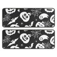 thumbnail image 1 of Kitchen Rugs Sets Of 2,Halloween White Ghosts Pumpkins and Spider Webs Anti Fatigue Kitchen Mat Rugs Non Slip Washable,Decorative Kitchen Floor Mats for Kitchen,Sink,Laundry,17"x47"+17"x47", 1 of 5