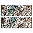 thumbnail image 1 of Kitchen Rugs Sets Of 2,Leopard and Tiger Pattern Anti Fatigue Kitchen Mat Rugs Non Slip Washable,Decorative Kitchen Floor Mats for Kitchen,Sink,Laundry,17"x47"+17"x47", 1 of 5