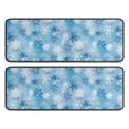 thumbnail image 1 of Kitchen Rugs Sets Of 2,Light Blue Christmas Snowflake Pattern Anti Fatigue Kitchen Mat Rugs Non Slip Washable,Decorative Kitchen Floor Mats for Kitchen,Sink,Laundry,17"x47"+17"x47", 1 of 5