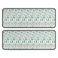thumbnail image 1 of Kitchen Rugs Sets Of 2,Light Blue Christmas Tree Pattern Anti Fatigue Kitchen Mat Rugs Non Slip Washable,Decorative Kitchen Floor Mats for Kitchen,Sink,Laundry,17"x47"+17"x47", 1 of 5