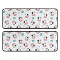 thumbnail image 1 of Kitchen Rugs Sets Of 2,Light Blue Cow Coffee Pattern Anti Fatigue Kitchen Mat Rugs Non Slip Washable,Decorative Kitchen Floor Mats for Kitchen,Sink,Laundry,17"x47"+17"x47", 1 of 5