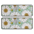 thumbnail image 1 of Kitchen Rugs Sets Of 2,Light Blue Daisy Flower Pattern Anti Fatigue Kitchen Mat Rugs Non Slip Washable,Decorative Kitchen Floor Mats for Kitchen,Sink,Laundry,17"x47"+17"x47", 1 of 5