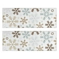 thumbnail image 1 of Kitchen Rugs Sets Of 2,Light Christmas Snowflake Pattern Anti Fatigue Kitchen Mat Rugs Non Slip Washable,Decorative Kitchen Floor Mats for Kitchen,Sink,Laundry,17"X47", 1 of 5