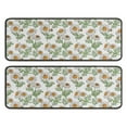 thumbnail image 1 of Kitchen Rugs Sets Of 2,Light Gray Daisy Flower Pattern Anti Fatigue Kitchen Mat Rugs Non Slip Washable,Decorative Kitchen Floor Mats for Kitchen,Sink,Laundry,17"x47"+17"x47", 1 of 5