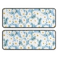 thumbnail image 1 of Kitchen Rugs Sets Of 2,Lightblue Daisy Flower Green Stems Pattern Anti Fatigue Kitchen Mat Rugs Non Slip Washable,Decorative Kitchen Floor Mats for Kitchen,Sink,Laundry,17"x47"+17"x47", 1 of 5