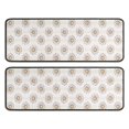 thumbnail image 1 of Kitchen Rugs Sets Of 2,Lightpink Daisy Flower Linear Pattern Anti Fatigue Kitchen Mat Rugs Non Slip Washable,Decorative Kitchen Floor Mats for Kitchen,Sink,Laundry,17"x47"+17"x47", 1 of 5