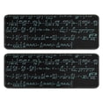 thumbnail image 1 of Kitchen Rugs Sets Of 2,Math Equations Chemistry Symbols Black Pattern Anti Fatigue Kitchen Mat Rugs Non Slip Washable,Decorative Kitchen Floor Mats for Kitchen,Sink,Laundry,17"x47"+17"x47", 1 of 5