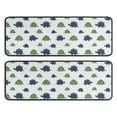 thumbnail image 1 of Kitchen Rugs Sets Of 2,Monochrome Dinosaur Silhouette Pattern Anti Fatigue Kitchen Mat Rugs Non Slip Washable,Decorative Kitchen Floor Mats for Kitchen,Sink,Laundry,17"x47"+17"x47", 1 of 5