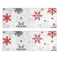 thumbnail image 1 of Kitchen Rugs Sets Of 2,Multicolor Christmas Snowflake Pattern Anti Fatigue Kitchen Mat Rugs Non Slip Washable,Decorative Kitchen Floor Mats for Kitchen,Sink,Laundry,17"X47", 1 of 5