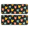 thumbnail image 1 of Kitchen Rugs Sets Of 2,Music Bulldog Anti Fatigue Kitchen Mat Rugs Non Slip Washable,Decorative Kitchen Floor Mats for Kitchen,Sink,Laundry,17"x47"+17"x47", 1 of 5