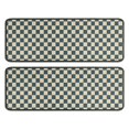 thumbnail image 1 of Kitchen Rugs Sets Of 2,Navy and Beige Checkerboard Pattern Anti Fatigue Kitchen Mat Rugs Non Slip Washable,Decorative Kitchen Floor Mats for Kitchen,Sink,Laundry,17"x47"+17"x47", 1 of 5