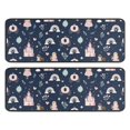 thumbnail image 1 of Kitchen Rugs Sets Of 2,Navy Princess Castle Pattern Anti Fatigue Kitchen Mat Rugs Non Slip Washable,Decorative Kitchen Floor Mats for Kitchen,Sink,Laundry,17"x47"+17"x47", 1 of 5