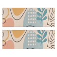 thumbnail image 1 of Kitchen Rugs Sets Of 2,Orange Boho Abstract and Plant Pattern Anti Fatigue Kitchen Mat Rugs Non Slip Washable,Decorative Kitchen Floor Mats for Kitchen,Sink,Laundry,17"X47", 1 of 5