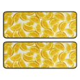 thumbnail image 1 of Kitchen Rugs Sets Of 2,Orange Slices White Pattern Anti Fatigue Kitchen Mat Rugs Non Slip Washable,Decorative Kitchen Floor Mats for Kitchen,Sink,Laundry,17"x47"+17"x47", 1 of 5