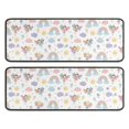 thumbnail image 1 of Kitchen Rugs Sets Of 2,Pastel Fairy Rainbow Pattern Anti Fatigue Kitchen Mat Rugs Non Slip Washable,Decorative Kitchen Floor Mats for Kitchen,Sink,Laundry,17"x47"+17"x47", 1 of 5