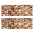 thumbnail image 1 of Kitchen Rugs Sets Of 2,Patchwork Chicken Pattern Anti Fatigue Kitchen Mat Rugs Non Slip Washable,Decorative Kitchen Floor Mats for Kitchen,Sink,Laundry,17"X47", 1 of 5