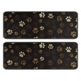 thumbnail image 1 of Kitchen Rugs Sets Of 2,Paw Print Anti Fatigue Kitchen Mat Rugs Non Slip Washable,Decorative Kitchen Floor Mats for Kitchen,Sink,Laundry,17"x47"+17"x47", 1 of 5