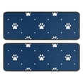 thumbnail image 1 of Kitchen Rugs Sets Of 2,Paw Print Anti Fatigue Kitchen Mat Rugs Non Slip Washable,Decorative Kitchen Floor Mats for Kitchen,Sink,Laundry,17"x47"+17"x47", 1 of 5