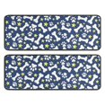 thumbnail image 1 of Kitchen Rugs Sets Of 2,Paw Print Dog Bone Anti Fatigue Kitchen Mat Rugs Non Slip Washable,Decorative Kitchen Floor Mats for Kitchen,Sink,Laundry,17"x47"+17"x47", 1 of 5