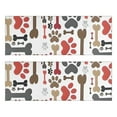 thumbnail image 1 of Kitchen Rugs Sets Of 2,Paw Prints and Bones Anti Fatigue Kitchen Mat Rugs Non Slip Washable,Decorative Kitchen Floor Mats for Kitchen,Sink,Laundry,17"X47", 1 of 5
