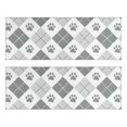 thumbnail image 1 of Kitchen Rugs Sets Of 2,Pawprints Argyle Anti Fatigue Kitchen Mat Rugs Non Slip Washable,Decorative Kitchen Floor Mats for Kitchen,Sink,Laundry,17"X47", 1 of 5