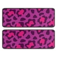 thumbnail image 1 of Kitchen Rugs Sets Of 2,Pink and Black Of Leopard Print Anti Fatigue Kitchen Mat Rugs Non Slip Washable,Decorative Kitchen Floor Mats for Kitchen,Sink,Laundry,17"x47"+17"x47", 1 of 5