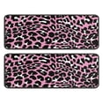 thumbnail image 1 of Kitchen Rugs Sets Of 2,Pink and Black Of Leopard Print Anti Fatigue Kitchen Mat Rugs Non Slip Washable,Decorative Kitchen Floor Mats for Kitchen,Sink,Laundry,17"x47"+17"x47", 1 of 5