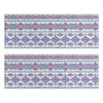 thumbnail image 1 of Kitchen Rugs Sets Of 2,Pink and Blue Diamond Shaped Boho Pattern Anti Fatigue Kitchen Mat Rugs Non Slip Washable,Decorative Kitchen Floor Mats for Kitchen,Sink,Laundry,17"X47", 1 of 5