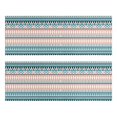 thumbnail image 1 of Kitchen Rugs Sets Of 2,Pink and Blue Geometric Striped Pattern Anti Fatigue Kitchen Mat Rugs Non Slip Washable,Decorative Kitchen Floor Mats for Kitchen,Sink,Laundry,17"X47", 1 of 5