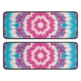 thumbnail image 1 of Kitchen Rugs Sets Of 2,Pink Blue Tie Dye Mandala Anti Fatigue Kitchen Mat Rugs Non Slip Washable,Decorative Kitchen Floor Mats for Kitchen,Sink,Laundry,17"x47"+17"x47", 1 of 5
