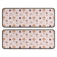 thumbnail image 1 of Kitchen Rugs Sets Of 2,Pink Boho Bohemia Rainbow Shapes Dots Pattern Anti Fatigue Kitchen Mat Rugs Non Slip Washable,Decorative Kitchen Floor Mats for Kitchen,Sink,Laundry,17"x47"+17"x47", 1 of 5