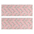 thumbnail image 1 of Kitchen Rugs Sets Of 2,Pink Cartoon Winged Unicorn Floral Pattern Anti Fatigue Kitchen Mat Rugs Non Slip Washable,Decorative Kitchen Floor Mats for Kitchen,Sink,Laundry,17"X47", 1 of 5