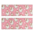 thumbnail image 1 of Kitchen Rugs Sets Of 2,Pink Christmas Santa Pattern Anti Fatigue Kitchen Mat Rugs Non Slip Washable,Decorative Kitchen Floor Mats for Kitchen,Sink,Laundry,17"X47", 1 of 5