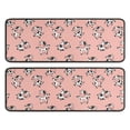 thumbnail image 1 of Kitchen Rugs Sets Of 2,Pink Cow Happy Pattern Anti Fatigue Kitchen Mat Rugs Non Slip Washable,Decorative Kitchen Floor Mats for Kitchen,Sink,Laundry,17"x47"+17"x47", 1 of 5