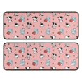 thumbnail image 1 of Kitchen Rugs Sets Of 2,Pink Cow Milk Strawberry Pattern Anti Fatigue Kitchen Mat Rugs Non Slip Washable,Decorative Kitchen Floor Mats for Kitchen,Sink,Laundry,17"x47"+17"x47", 1 of 5