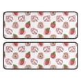 thumbnail image 1 of Kitchen Rugs Sets Of 2,Pink Cow Strawberry Jam Pattern Anti Fatigue Kitchen Mat Rugs Non Slip Washable,Decorative Kitchen Floor Mats for Kitchen,Sink,Laundry,17"x47"+17"x47", 1 of 5