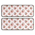 thumbnail image 1 of Kitchen Rugs Sets Of 2,Pink Cow Strawberry Pattern Anti Fatigue Kitchen Mat Rugs Non Slip Washable,Decorative Kitchen Floor Mats for Kitchen,Sink,Laundry,17"x47"+17"x47", 1 of 5