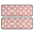 thumbnail image 1 of Kitchen Rugs Sets Of 2,Pink Daisy Flower White Blooms Pattern Anti Fatigue Kitchen Mat Rugs Non Slip Washable,Decorative Kitchen Floor Mats for Kitchen,Sink,Laundry,17"x47"+17"x47", 1 of 5